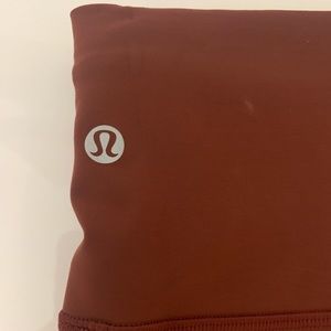 Red merlot lululemon leggings 28”